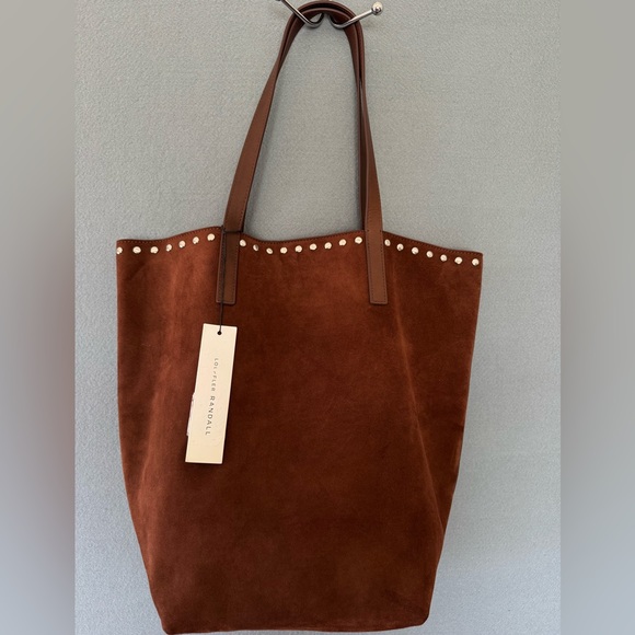 Loeffler Randall Walker Suede Tote - Brown - Picture 5 of 12